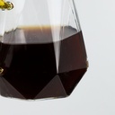 Gelas Kopi Teh Diamond Texture Glass 320ml