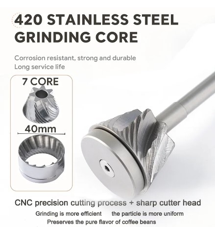 iCafilas Alat Penggiling Kopi Manual Grinder Coffee Portable - GM2213