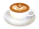 Cangkir Latte & Saucer / Cangkir Cappucino - Putih