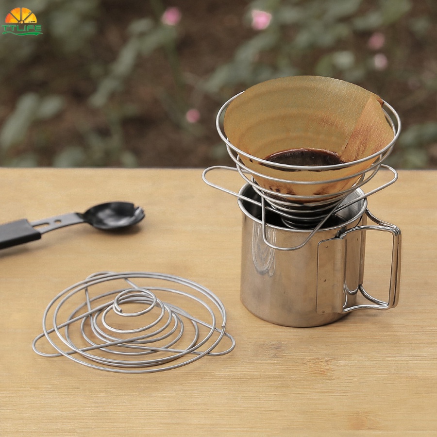 Tt-life Dripper Kopi Portable Bahan Stainless 01