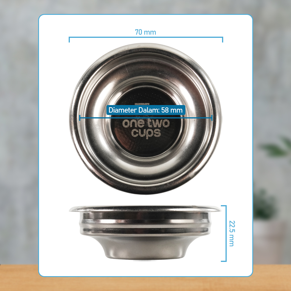 Filter Basket Portafilter Non-Pressurize 1 cup 58mm