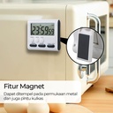 QASIQ Timer Masak Dapur Magnetic Stand Kitchen Countdown Clock