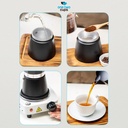 Moka Pot Octagon Hitam 150ml / 3cup PL315