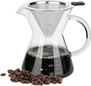 Coffee Maker Pot V60 500ml + filter OHFIN