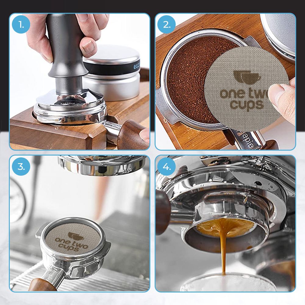 Puck Screen Portafilter Espresso Machine 150 Micron 58mm 1.7mm
