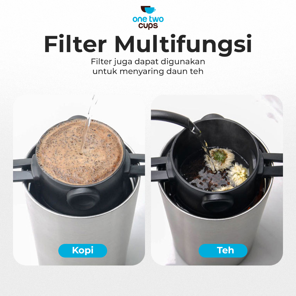 Filter Penyaring Kopi Portable Cone Coffee Dripper
