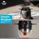 Filter Penyaring Kopi Portable Cone Coffee Dripper
