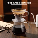 Dripper V60 Akrilik 01 Flowers Gray