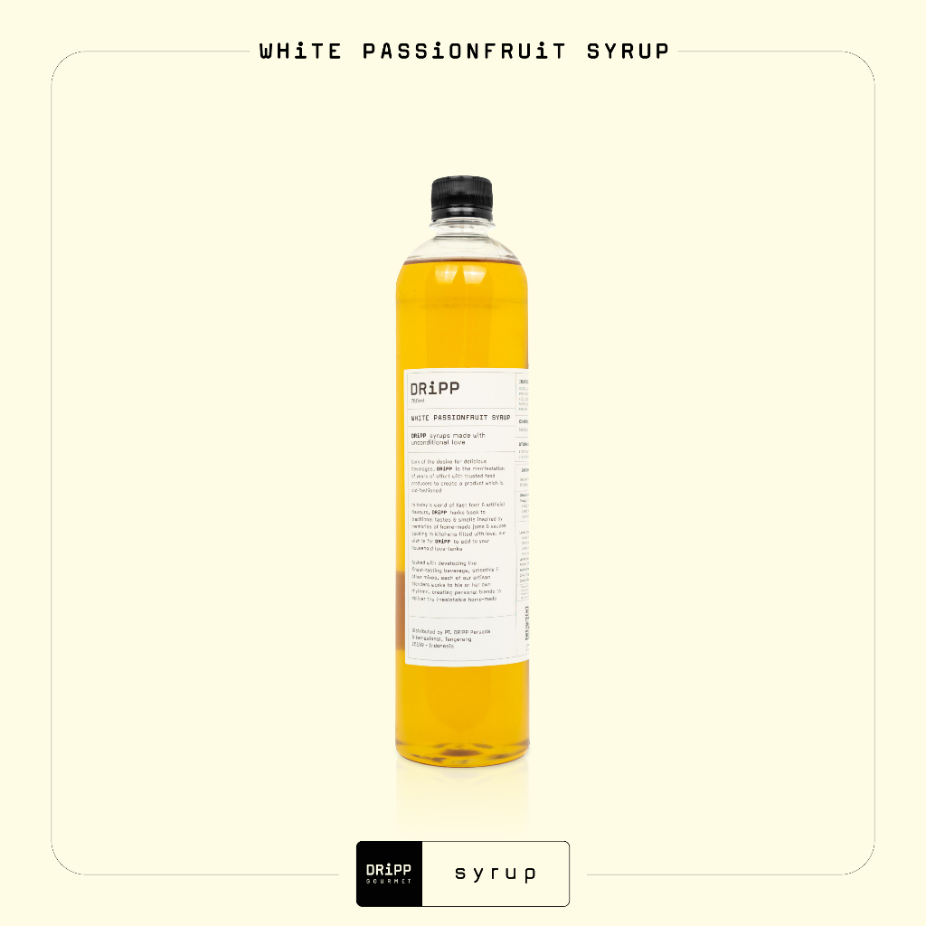 Sirup Dripp White Passion Fruit