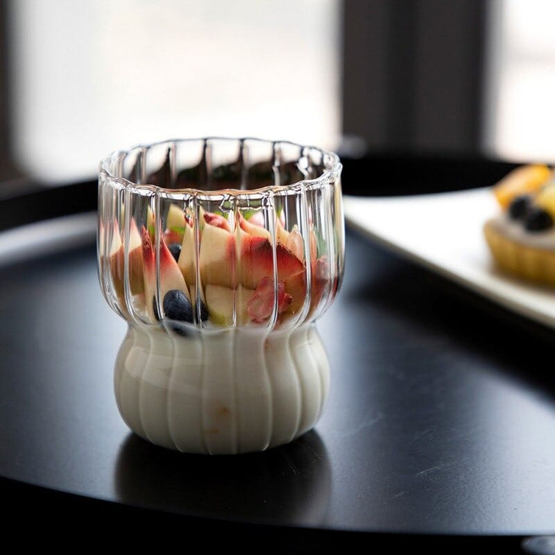 Gelas oatmeal breakfast glass cup 260ml