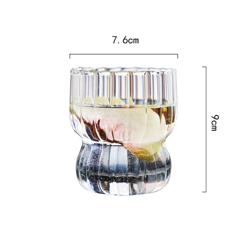 Gelas oatmeal breakfast glass cup 260ml