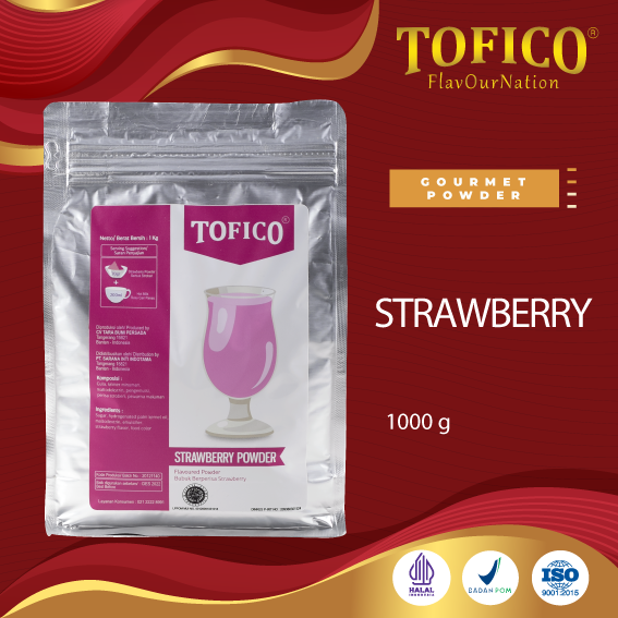 Powder Tofico Strawberry 1 kg 