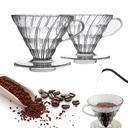 Coffee Dripper V60 Akrilik Transparant 1-4 cup