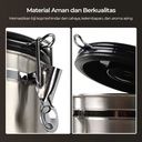 Toples Kedap Udara Biji Kopi Canister 1.5L - MSS19