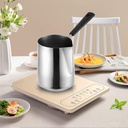 DROHOEY Milk jug Latte Art Long Handle Stainless Steel 600ml