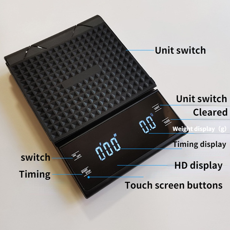 Timbangan Kopi Digital Timer Coffee Scale JANEYA EK6012