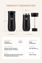 iCafilas French Press Portable Coffee Maker Insulation Cup 320ml - FA2316