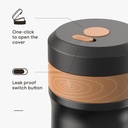 iCafilas French Press Travel Mug Portable Coffee Maker 320ml - F222