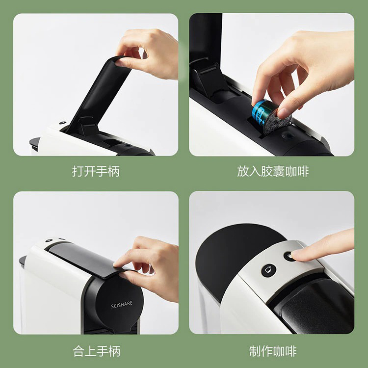 HiBREW Mesin Kopi 19Bar 3in1 Capsule Espresso for Nespresso Dolce Gusto - ST-504 (copy)