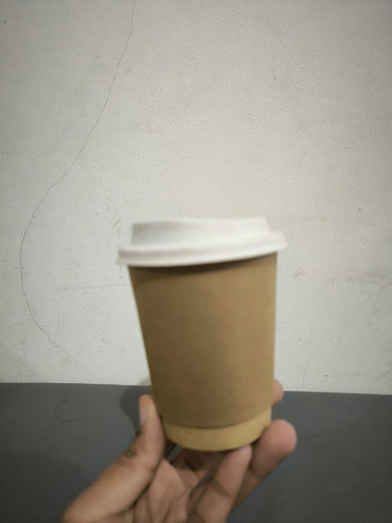Tutup Paper Cup Bagasse 8 oz 