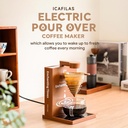 iCafilas Mesin Kopi Pour Over Otomatis Dripper V60 Foldable 300ml - MA2302
