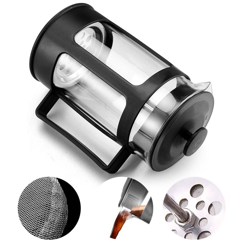 French Press 600ml Black