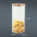 Toples kaca OneTwoCups kedap udara 2 Liter