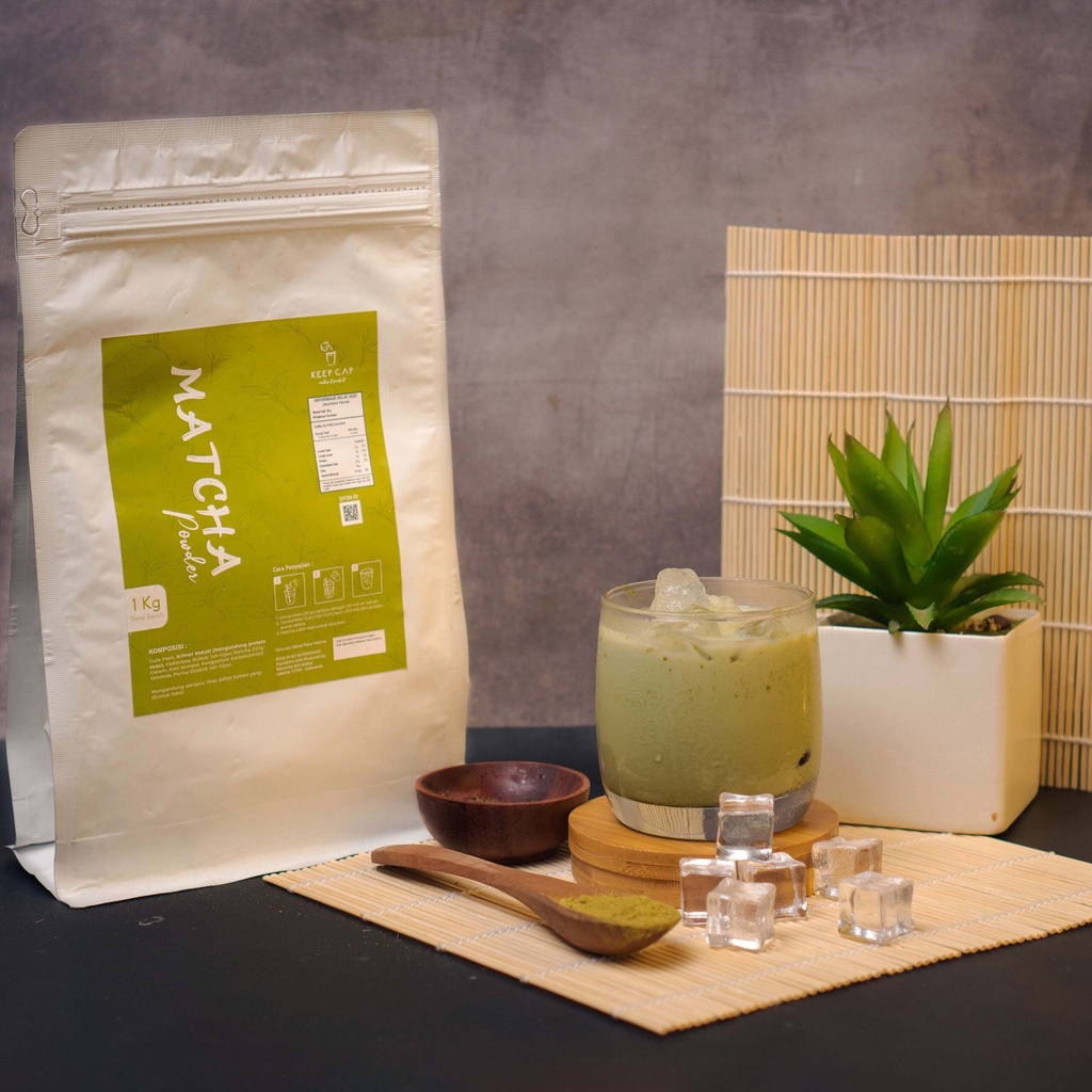 Powder Keep Cap Matcha Latte