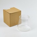 Gelas Kopi Teh Borosilicate Glass 300ml One Two Cups