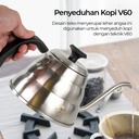 Teko Angsa Stainless 1000ml Termometer