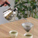 Teko Angsa Stainless 1000ml Termometer