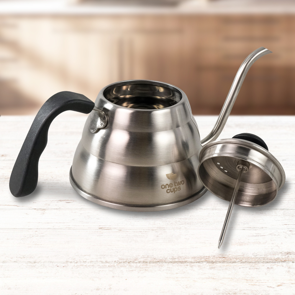 Teko Angsa Stainless 1000ml Termometer