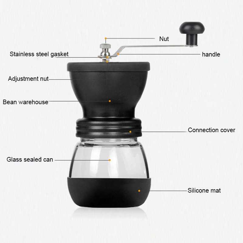 Grinder Kopi Manual Tangan CF4146 - Black