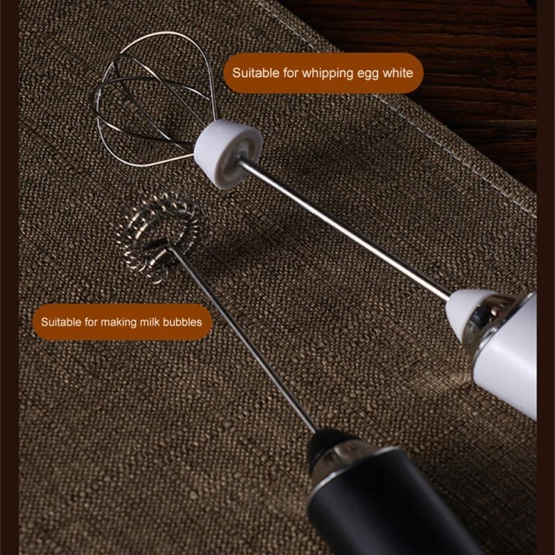 Hand Mixer Mini 2 in 1 Pengocok Telur Whisk Milk Frother - HONGXIN