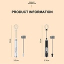 Hand Mixer Mini 2 in 1 Pengocok Telur Whisk Milk Frother - HONGXIN