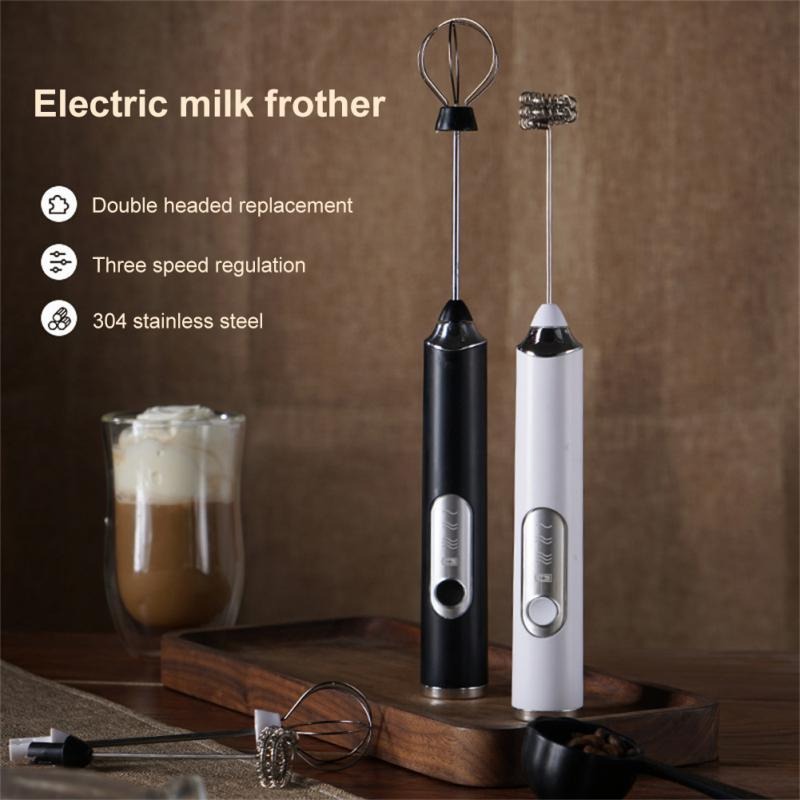 Hand Mixer Mini 2 in 1 Pengocok Telur Whisk Milk Frother - HONGXIN