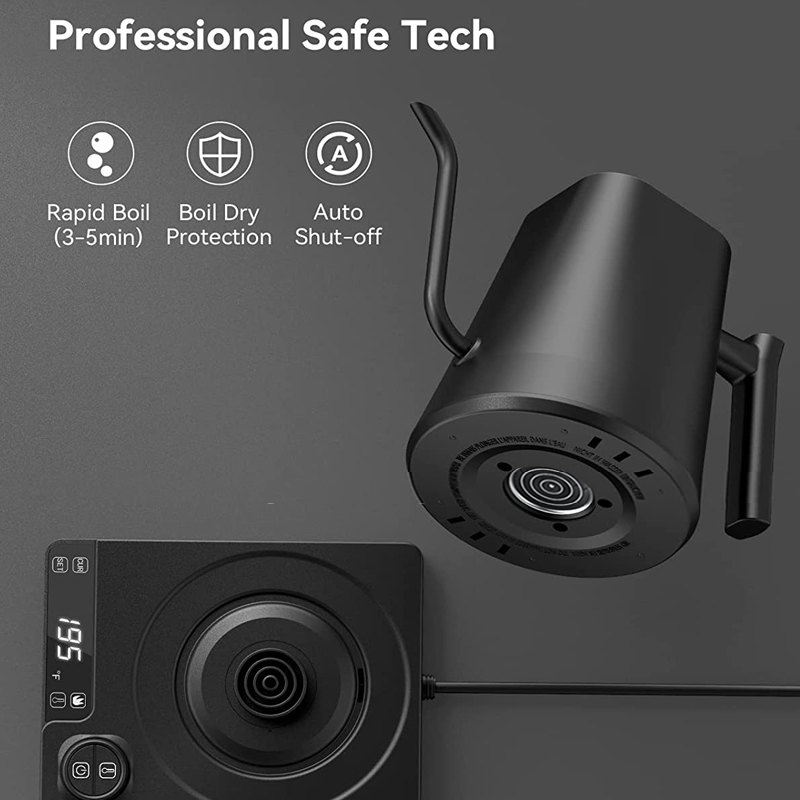 Teko Angsa Listrik Gooseneck Electric 1000W 0.8L - KBX 0805-WD