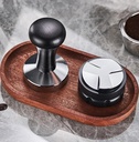 Distribution Tamper Triangle Press 51mm Black MACARON