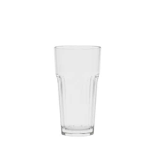 SN501 375ml Transparent Gelas Kaca Aesthetic Octagonal.webp