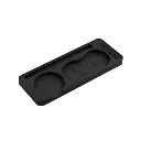 BB250 Black Tamper Mat Storage Silicone One Two Cups (3).webp