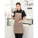 Celemek Apron Barista Canvas Brown
