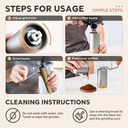 iCafilas Alat Penggiling Kopi Manual Grinder Coffee Portable - GM2213