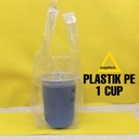 Plastik 1 cup PE