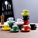Cangkir Espresso Biru Dongker