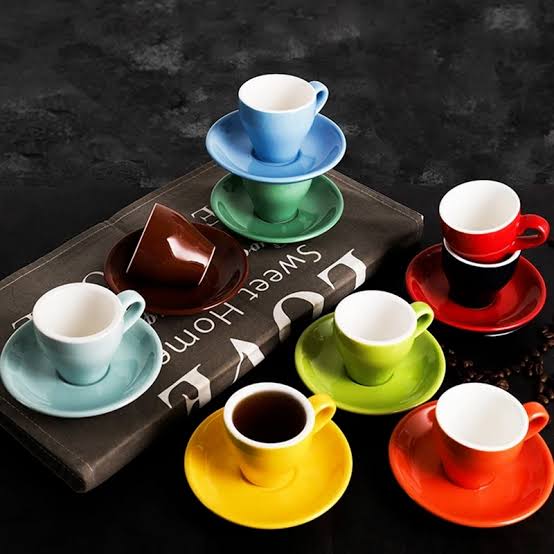 Cangkir Espresso Merah