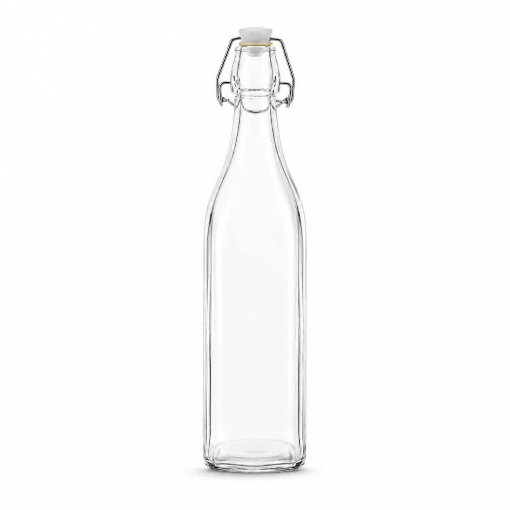 KB2541 500ml Kotak Botol Kaca Kedap Udara Swing Bottle.webp