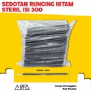 Sedotan Runcing Hitam Steril isi 300