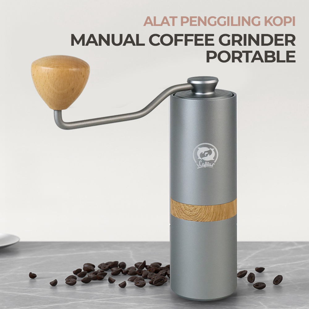 Grinder Kopi Manual iCafilas Alat Penggiling Kopi Manual Grinder Coffee Portable - GM2213