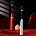 Cosy Egg Mixer Hand Whisk Foamer Milk Frother - C304 - White