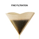 Paper Filter Bleach One Two Cups V60 Uk 1-2 Cup Isi 100 Pcs